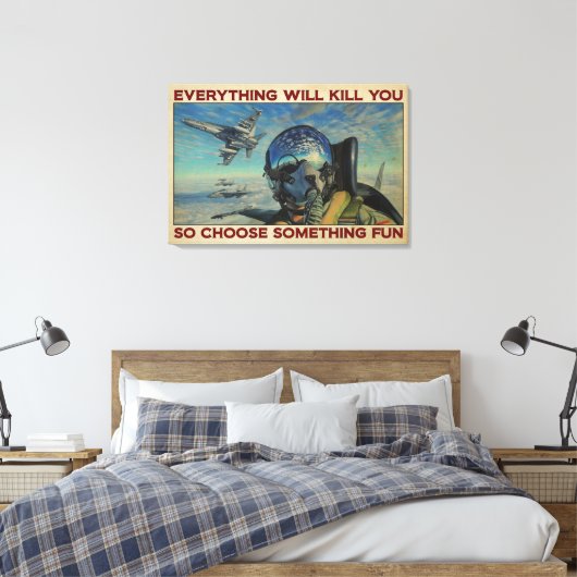 Flugzeuge: Alles wird dir die Leinwand umbringen (Insitu (Schlafzimmer))