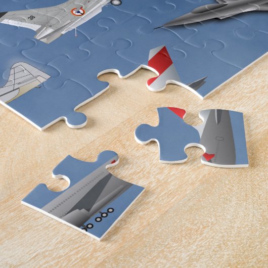 FLUGZEUGE AUF EINEM BLAUEN HIMMEL CAROLINAS PUZZLE (Seite)