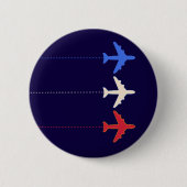 Flugzeuge Button (Vorderseite)