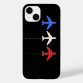 Flugzeuge Case-Mate iPhone Hülle (Rückseite)