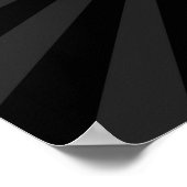 Flugzeuge Cessna Silhouette Flug Black Burst Poster (Ecke)