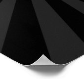 Flugzeuge Cessna Silhouette Flug Black Burst Poster (Ecke)