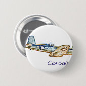 Flugzeuge Convair des Weltkrieg-2 Button (Vorne & Hinten)