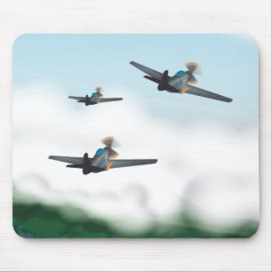 Flugzeuge des Zweiten Weltkriegs Mousepad