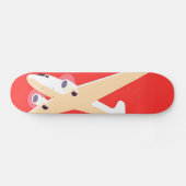 Flugzeuge, die Vintag Propeller fliegen Skateboard (Horizontal)