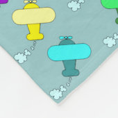 Flugzeuge Fleecedecke (Ecke)