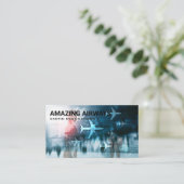 Flugzeuge | Flughafen | Reise- Visitenkarte (Stehend Vorderseite)