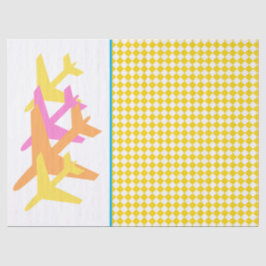 Flugzeuge Fluglotsen Spaß Seidenpapier