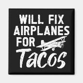 Flugzeuge für Tacos Magnet (Vorne)