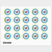 Flugzeuge Geburtstagsparty Gunst Sticker (Blatt)