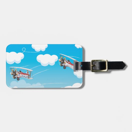 Flugzeuge Gepäckanhänger (Vorderseite horizontal)