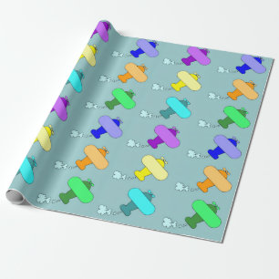 Flugzeuge Geschenkpapier