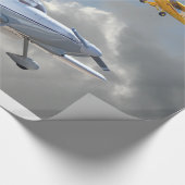 FLUGZEUGE GESCHENKPAPIER (Ecke)