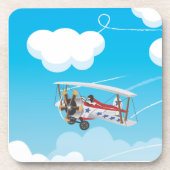 Flugzeuge Getränkeuntersetzer (Vorderseite)