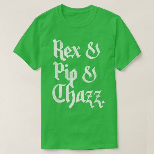 Flugzeuge heißen Rex Pip und Chazz T-Shirt (Design vorne)