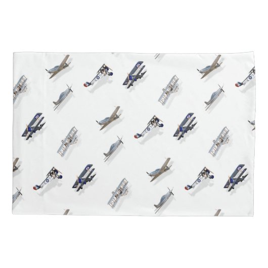 Flugzeuge im Flug Kissenbezug (Rückseite)