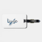 Flugzeuge im Himmel Gepäckanhänger (Rückseite horizontal)