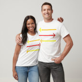 Flugzeuge in der Farbe T-Shirt (Unisex)