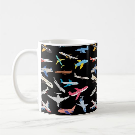 Flugzeuge Kaffeetasse (Links)