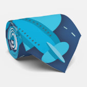 Flugzeuge Krawatte (Gerollt)