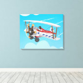 Flugzeuge Leinwanddruck (Insitu (Holzboden))