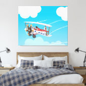 Flugzeuge Leinwanddruck (Insitu (Schlafzimmer))