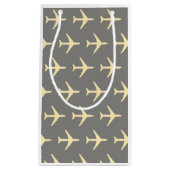 Flugzeuge mit blass gelbem Flugzeug Kleine Geschenktüte (Vorderseite)