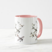 Flugzeuge mit niedlicher Tasse (VorderseiteRechts)