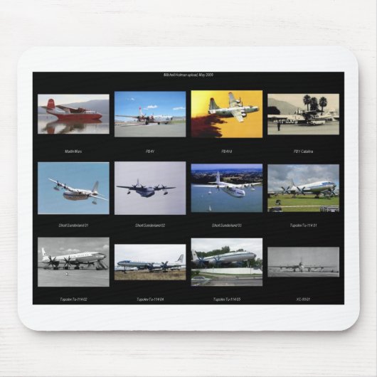 Flugzeuge Mousepad (Vorne)