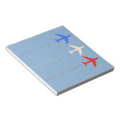 Flugzeuge Notizblock (angewinkelt)
