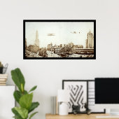 Flugzeuge NYC City Hall Foto 1913 Poster (Heimbüro)