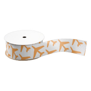 Flugzeuge Orange Travel Pilot Flight Ripsband
