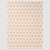 Flugzeuge Orange Travel Pilot Flight Seidenpapier (Vorderseite)