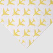 Flugzeuge Orange Yellow Pink Flight Fun Seidenpapier (Ausschnitt)