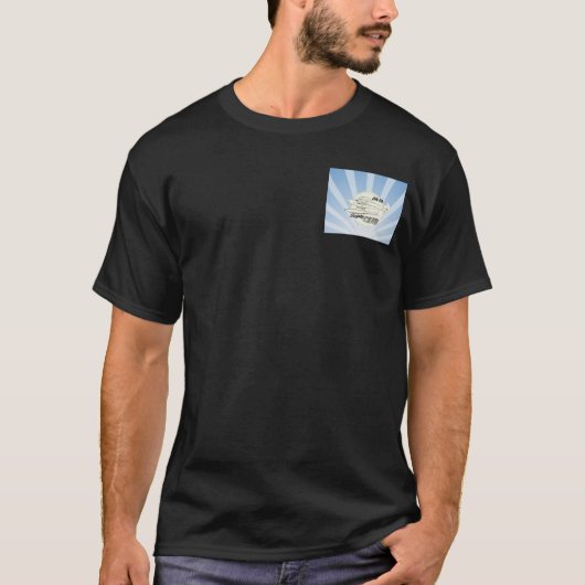 Flugzeuge PA18 mit Flößen T-Shirt (Vorderseite)