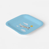 Flugzeuge Party Collection! Pappteller (Gewinkelt)