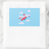 Flugzeuge Party Collection! Rechteckiger Aufkleber (Tasche)