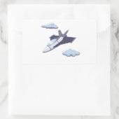Flugzeuge Party Collection! Rechteckiger Aufkleber (Tasche)