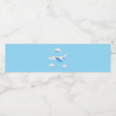 Flugzeuge Party Collection! Wasserflaschenetikett (Einzelnes Label)