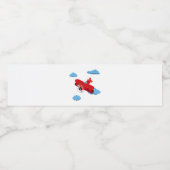 Flugzeuge Party Collection! Wasserflaschenetikett (Einzelnes Label)