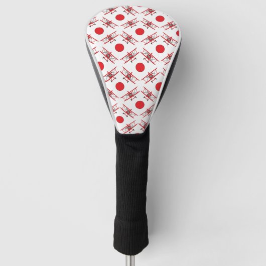 Flugzeuge Pilot Flugzeug Aviation Aviator Golf Headcover (Vorderseite)