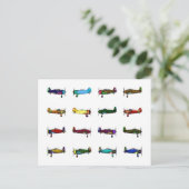 Flugzeuge Postkarte (Stehend Vorderseite)