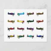 Flugzeuge Postkarte (Vorderseite)