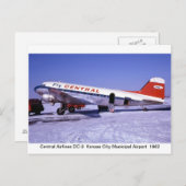 Flugzeuge Postkarten (Vorne/Hinten)