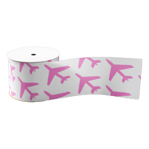 Flugzeuge rosa Crew Ripsband
