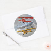 FLUGZEUGE RUNDER AUFKLEBER (Umschlag)