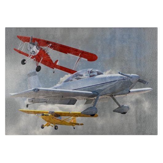 FLUGZEUGE SCHNEIDEBRETT (Vorderseite)