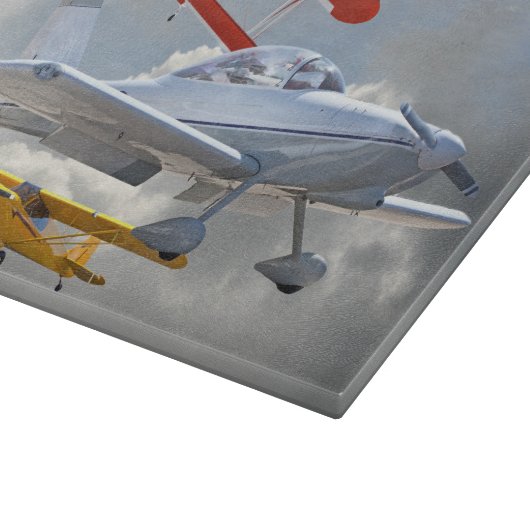 FLUGZEUGE SCHNEIDEBRETT (Ecke)