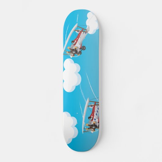 Flugzeuge Skateboard (Vorderseite)