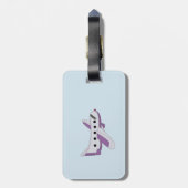 Flugzeuge so fliege ich gepäckanhänger (Rückseite vertikal)